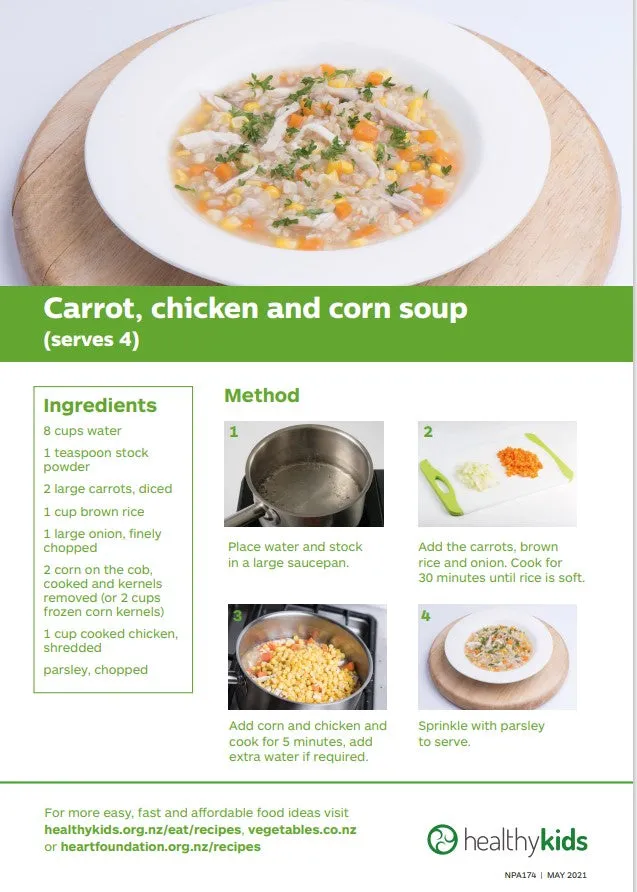 Easy meals with vegetables: Carrots - NPA174