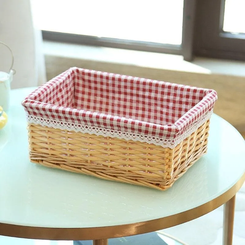 Eco-Chic Handwoven Willow Storage Baskets - Sustainable Style for Every Room