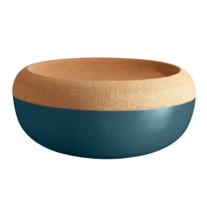 Emile Henry 6.5L Large Storage Bowl Blue Flame