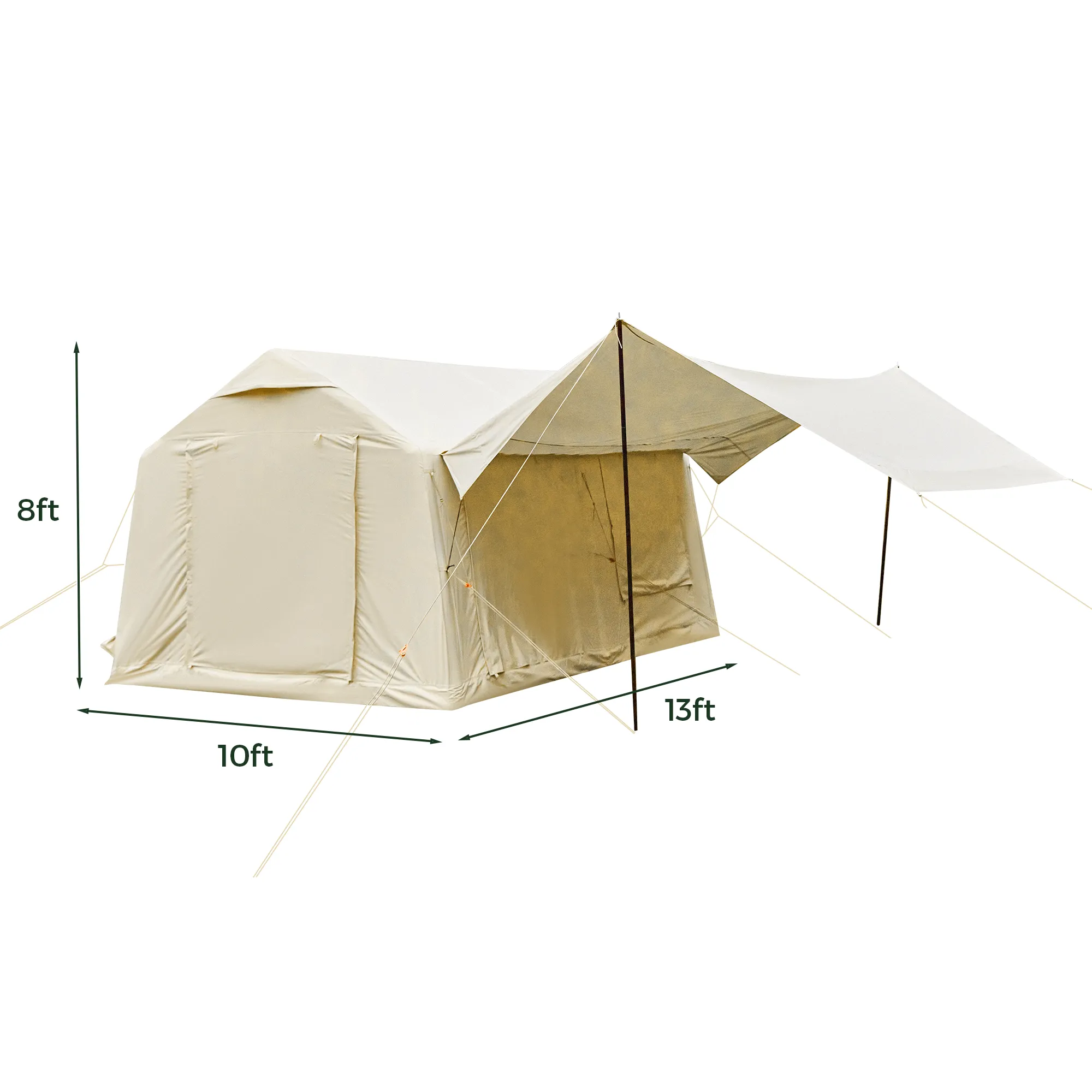 EROMMY 8-12 Person Four Season Large Inflatable Camping Tent – 12FT