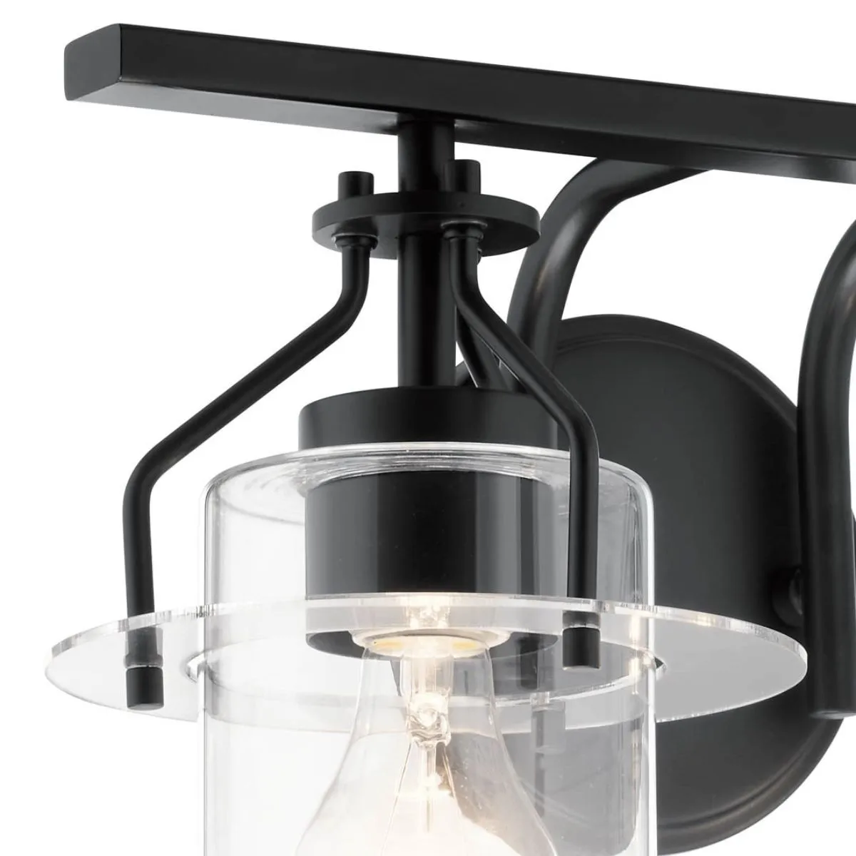 Everett 16 in. 2 Lights Vanity Light Black finish