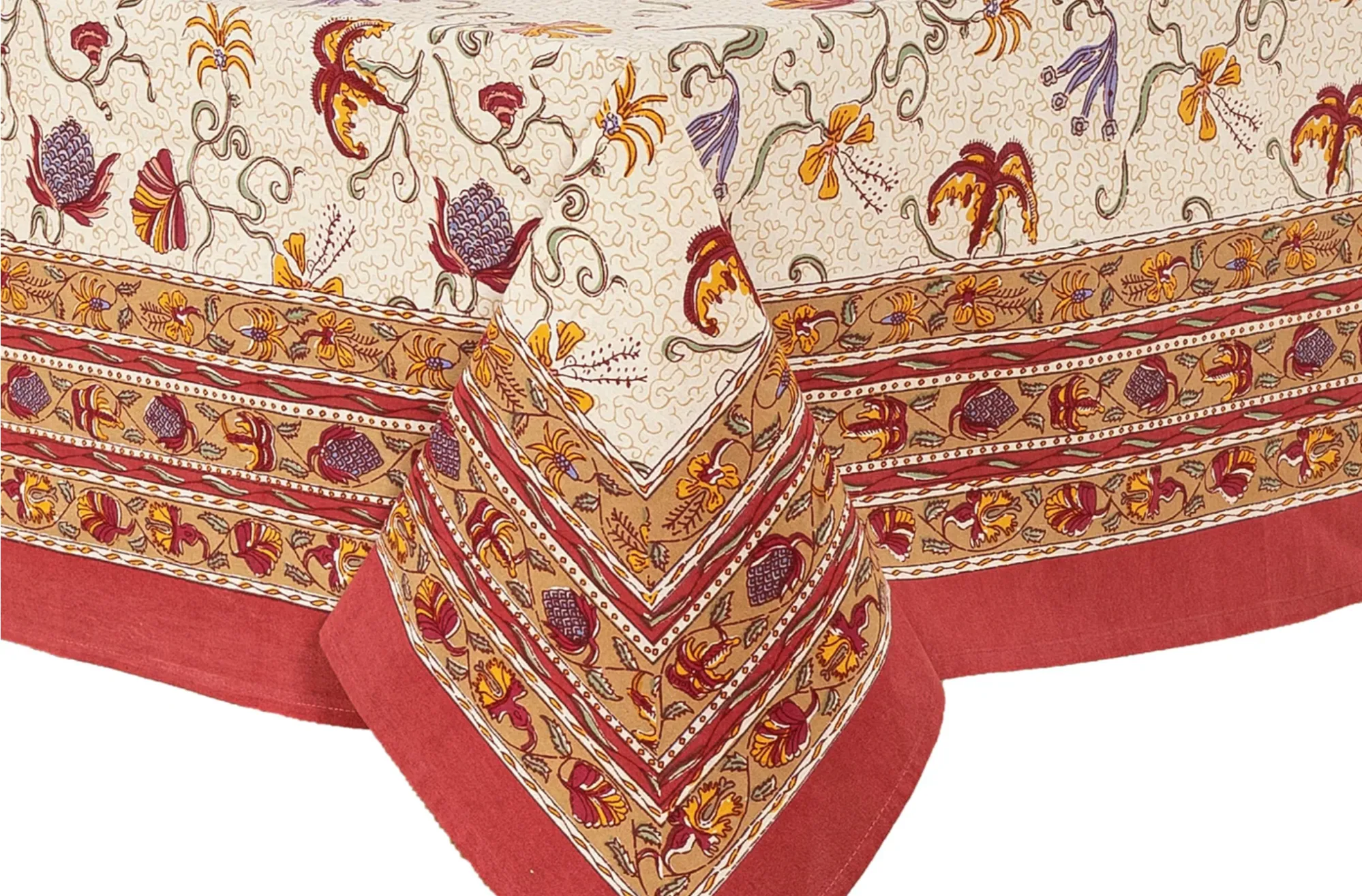 French Tablecloth Fleur des Indes 71x106