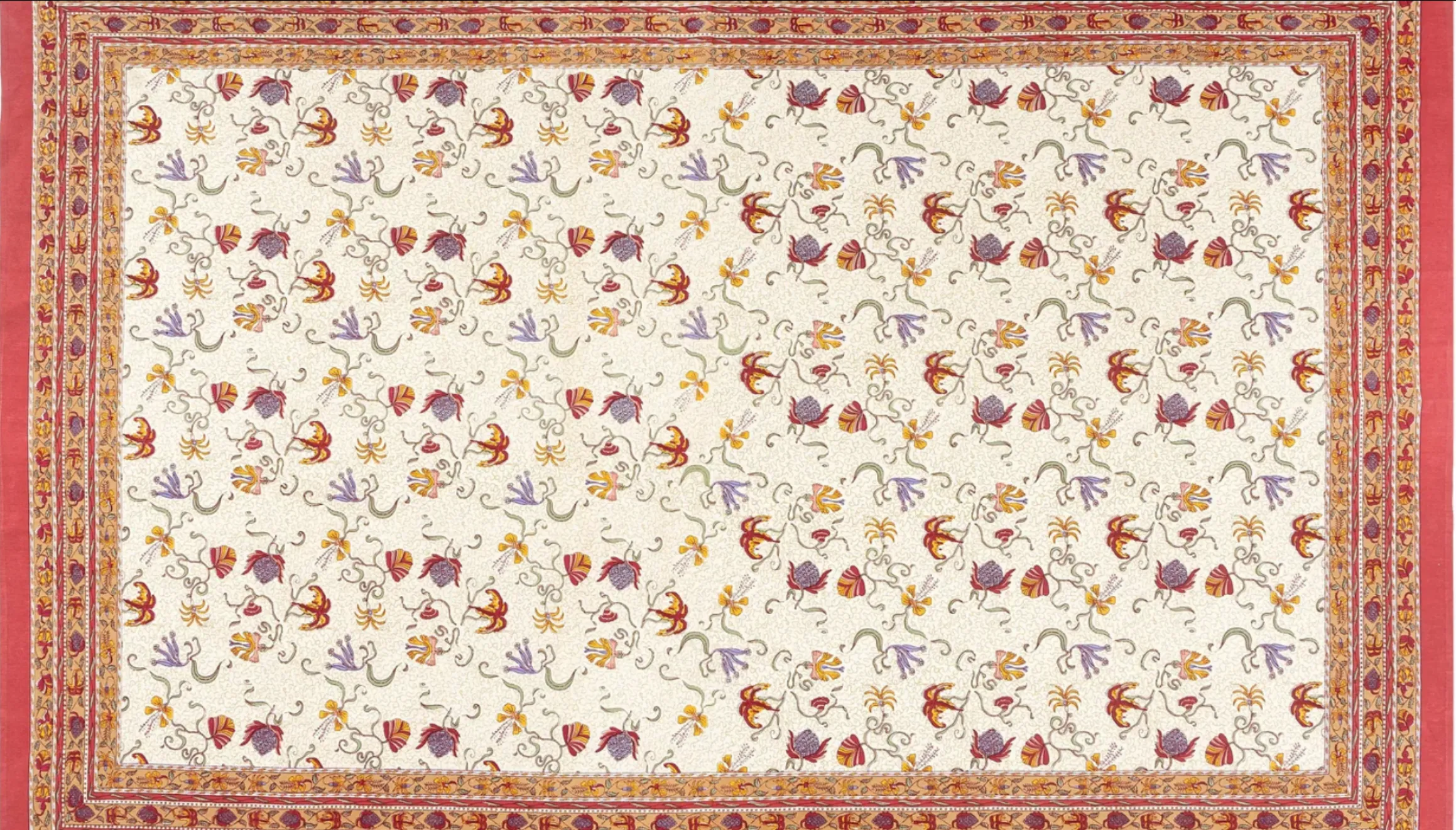 French Tablecloth Fleur des Indes 71x106