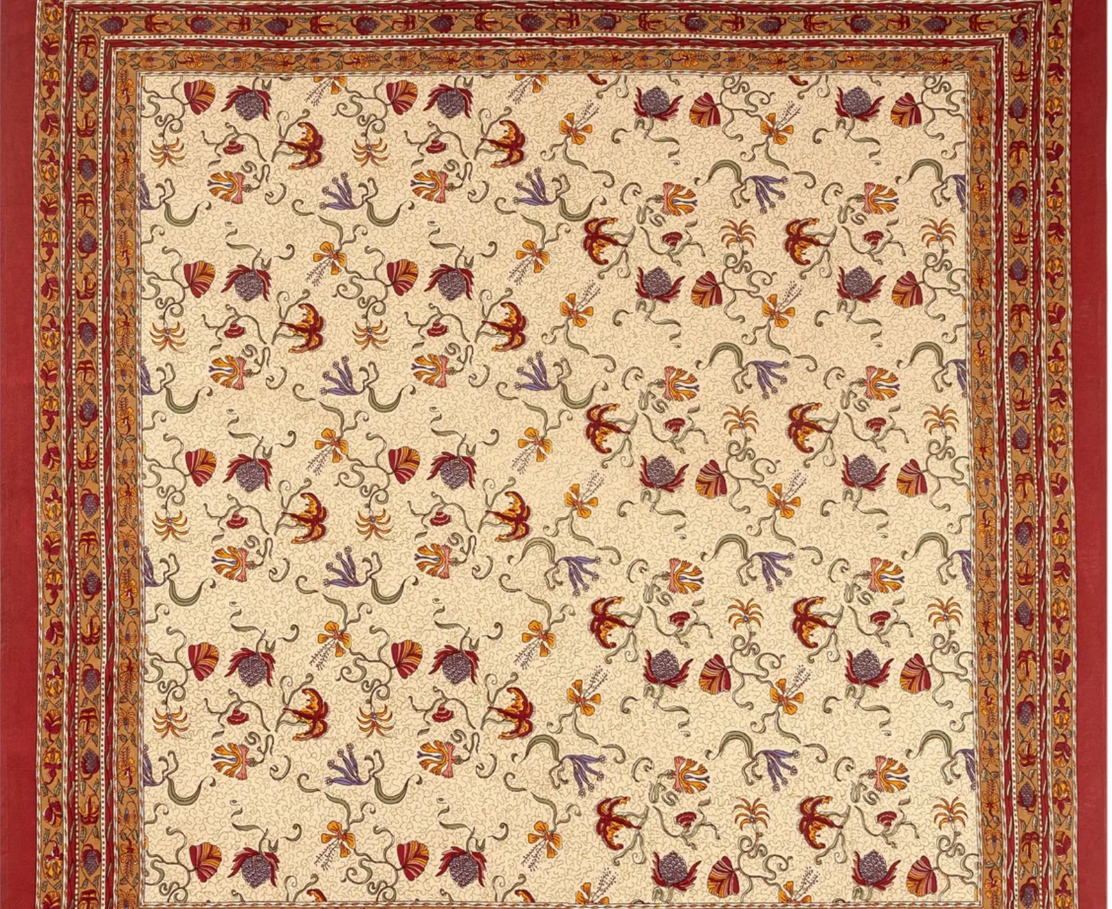 French Tablecloth Fleur des Indes 71x106