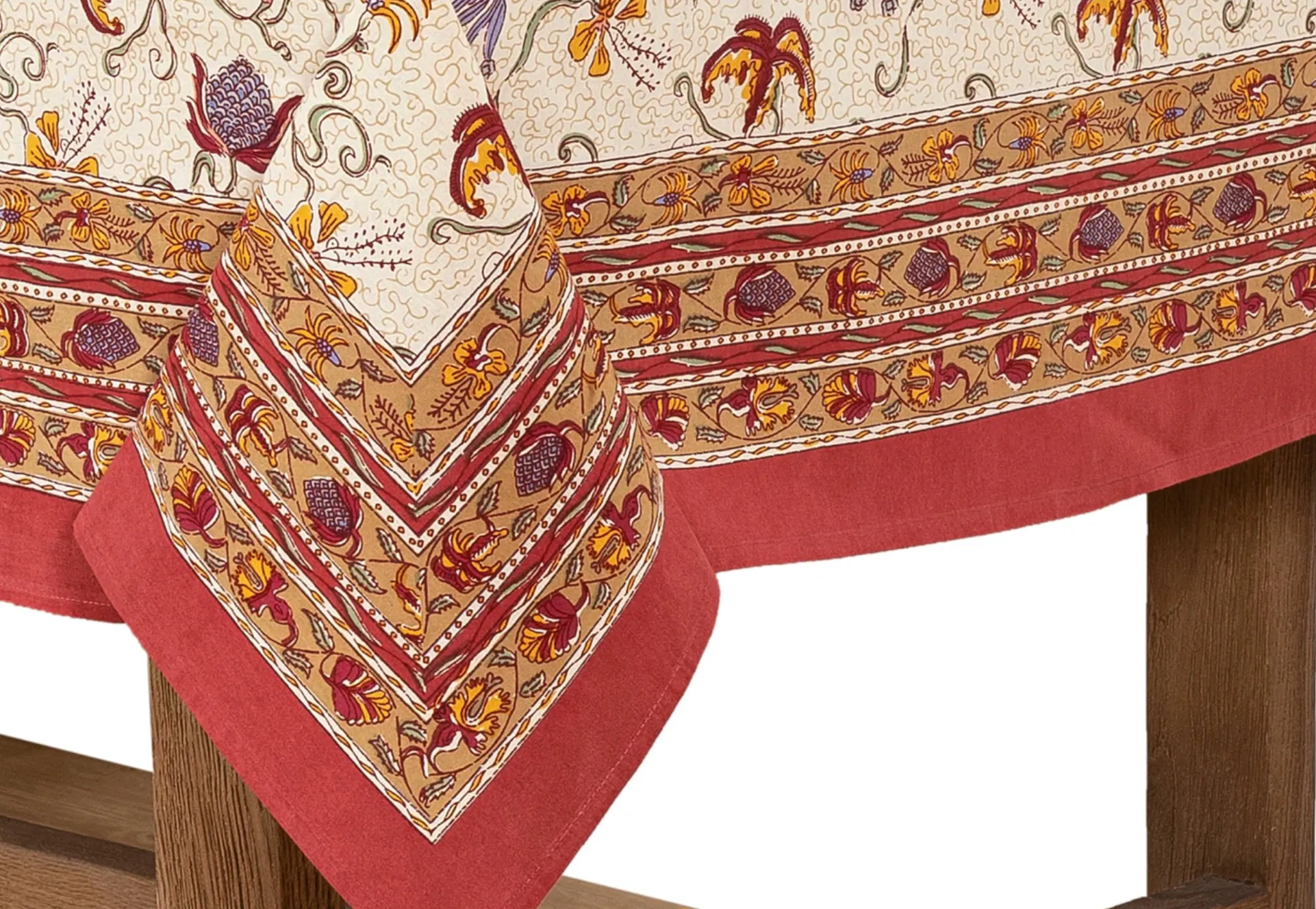 French Tablecloth Fleur des Indes 71x106