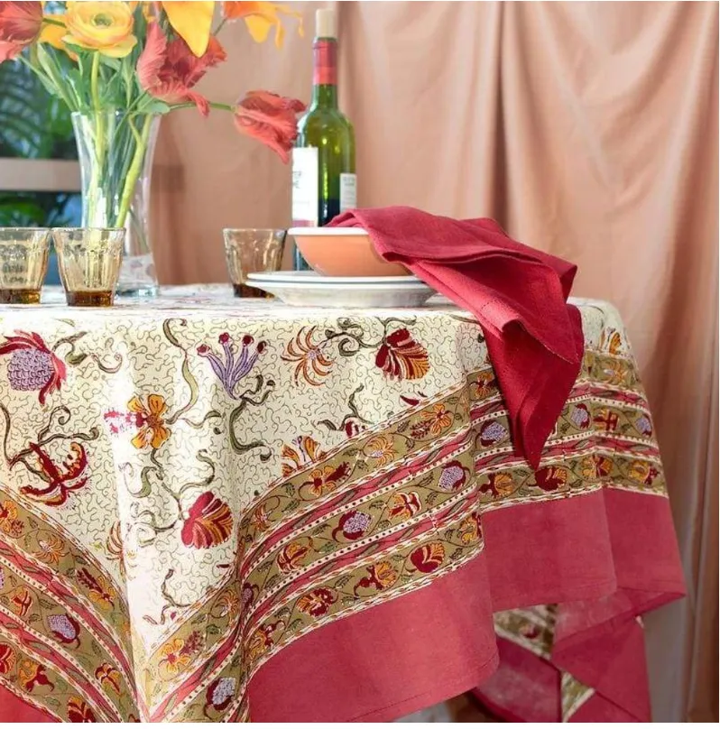 French Tablecloth Fleur des Indes 71x106