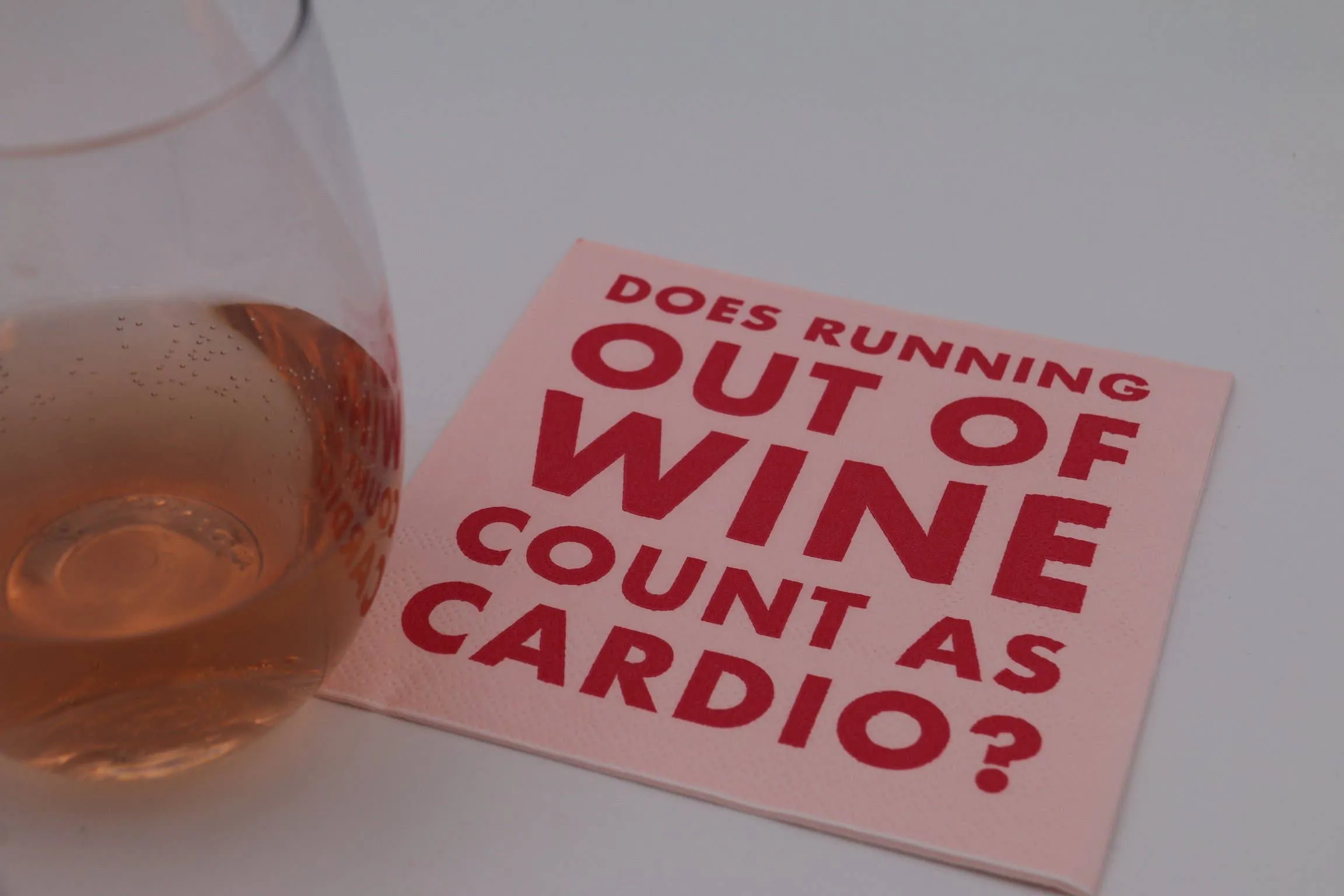 Funny Cocktail Napkins | Count as Cardio - 20ct