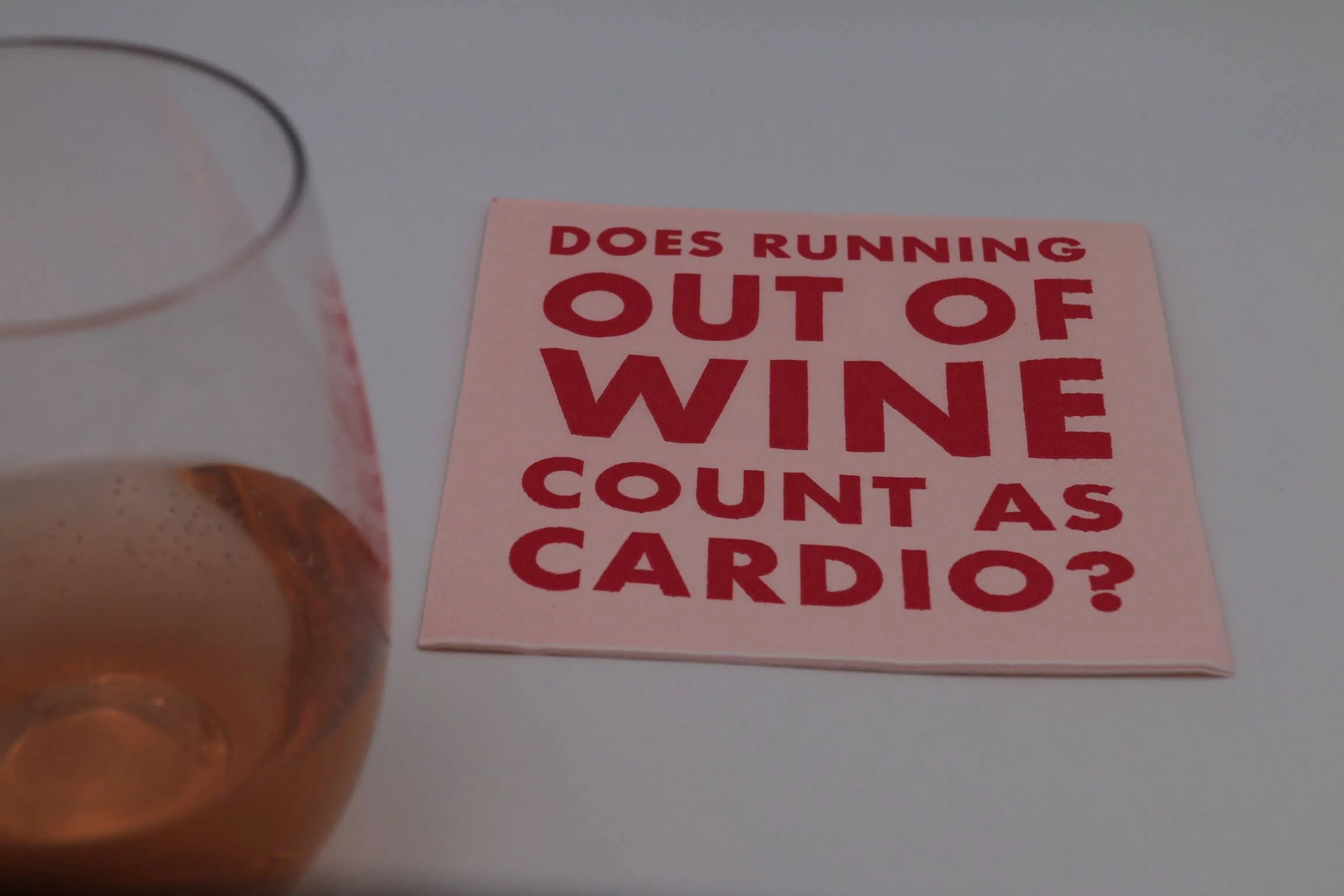 Funny Cocktail Napkins | Count as Cardio - 20ct