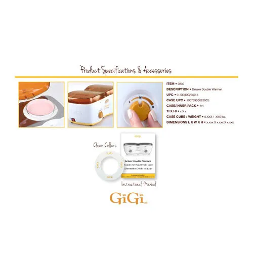 GiGi Double Wax Warmer Bundle