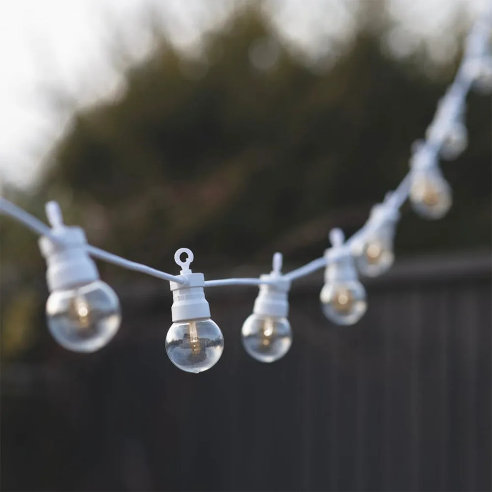 Golf Ball Festoon Lights - White
