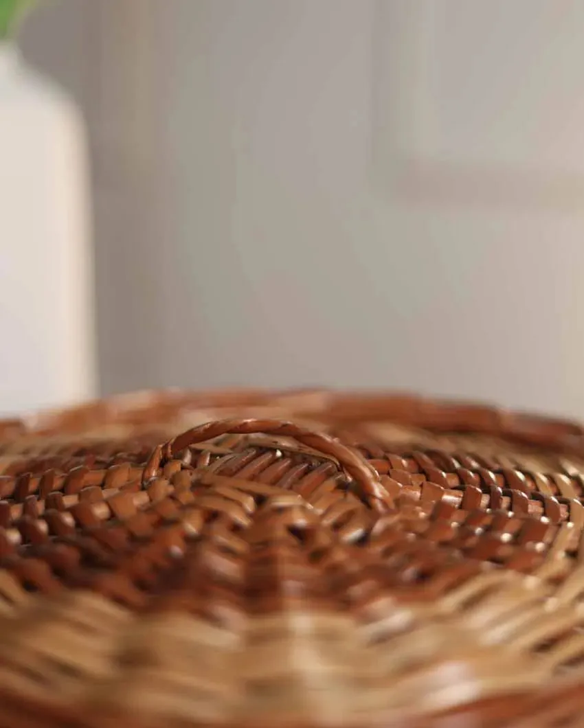 Hand Craft Round Multipurpose Cane Baskets