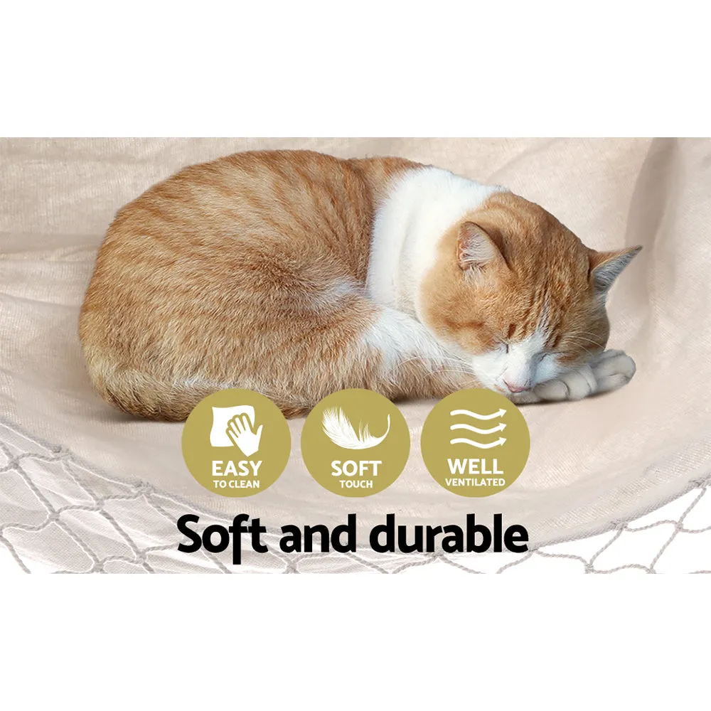 Hanging Hammock Chair Outdoor Swing Hammocks Tassel - Cream