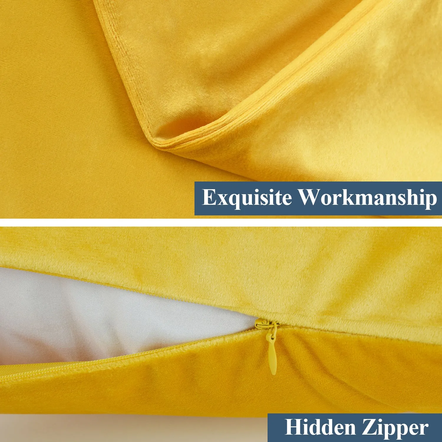 HIG Supportive Full Body Pillow for Sleeping, Decorative Large Body Pillow Insert with Removable Velvet Cover, Cuddly Long Bed Pillow for Adults Pregnant Women Side Sleeper, 20" x 54"