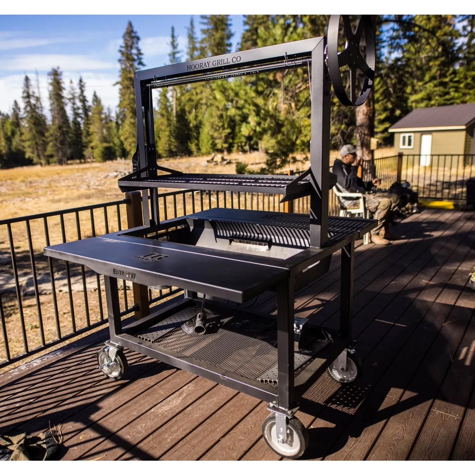 Hooray Grill Company Lodge 30" Open Fire Grill