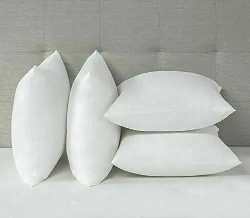 JY Microfiber Soft White Pillows16 x 24 Inches Or 40 x 60 cm Well-Filled Pillows for Sleeping(Set of 4)