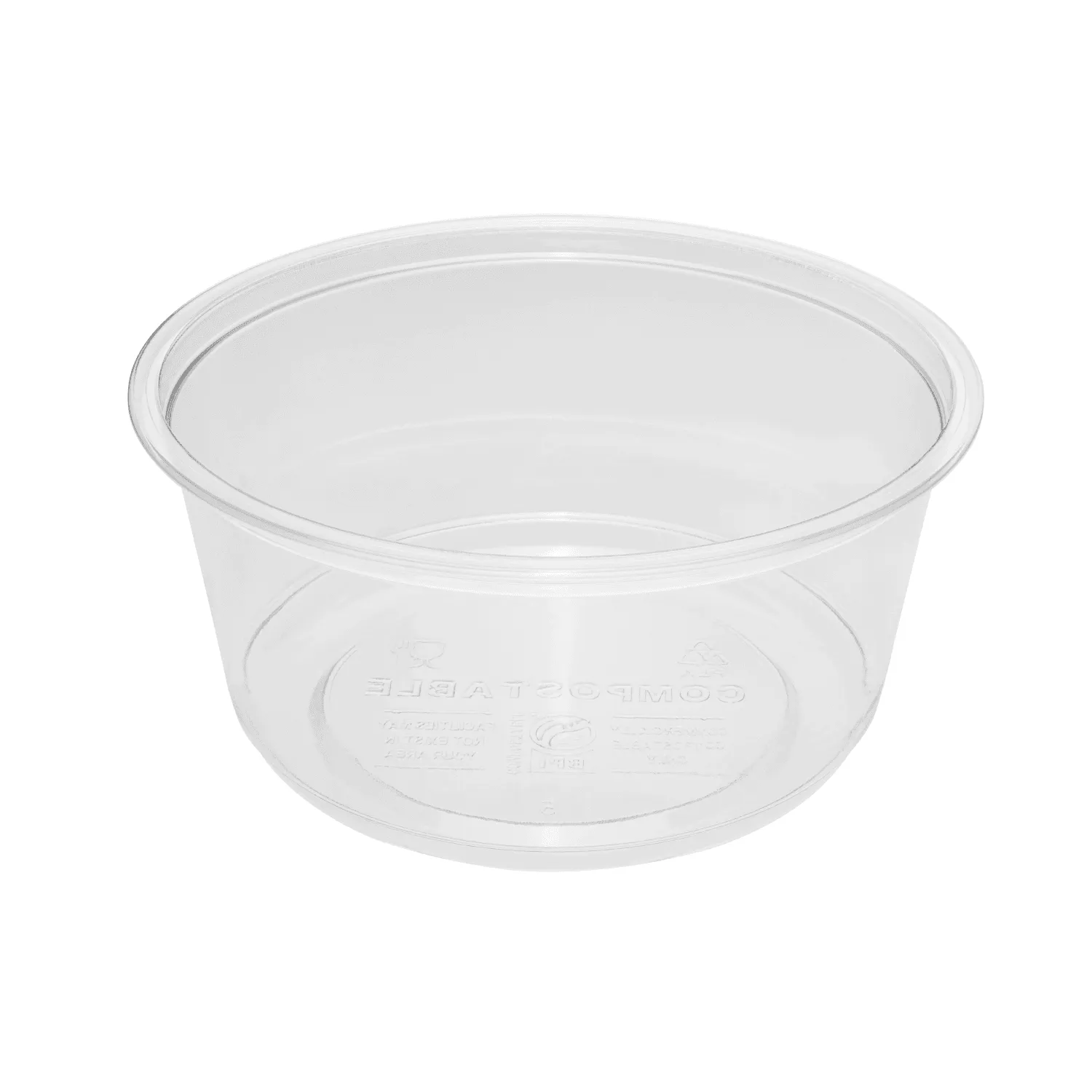 Karat Earth 12oz Eco-Friendly PLA Round Deli Container (117mm) - 500 pcs