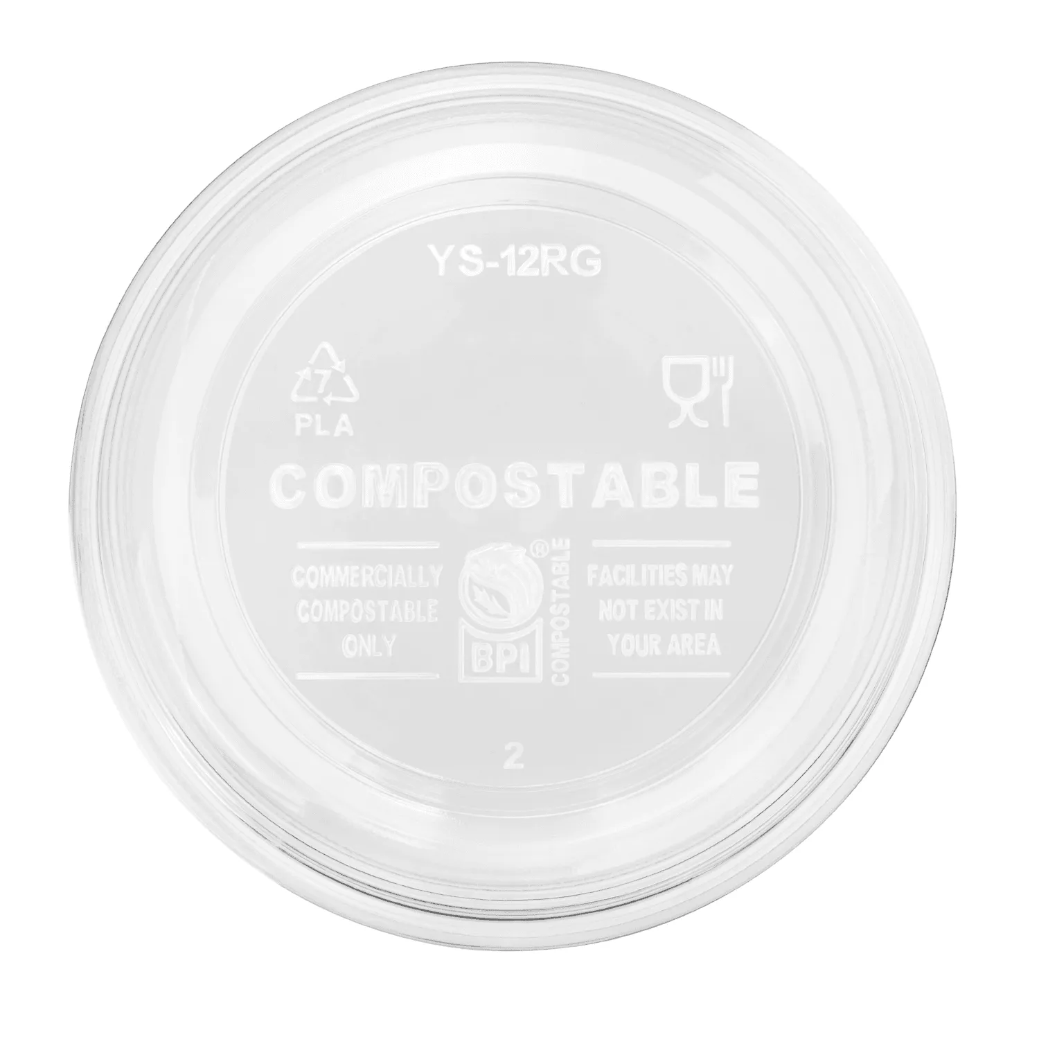 Karat Earth 12oz Eco-Friendly PLA Round Deli Container (117mm) - 500 pcs