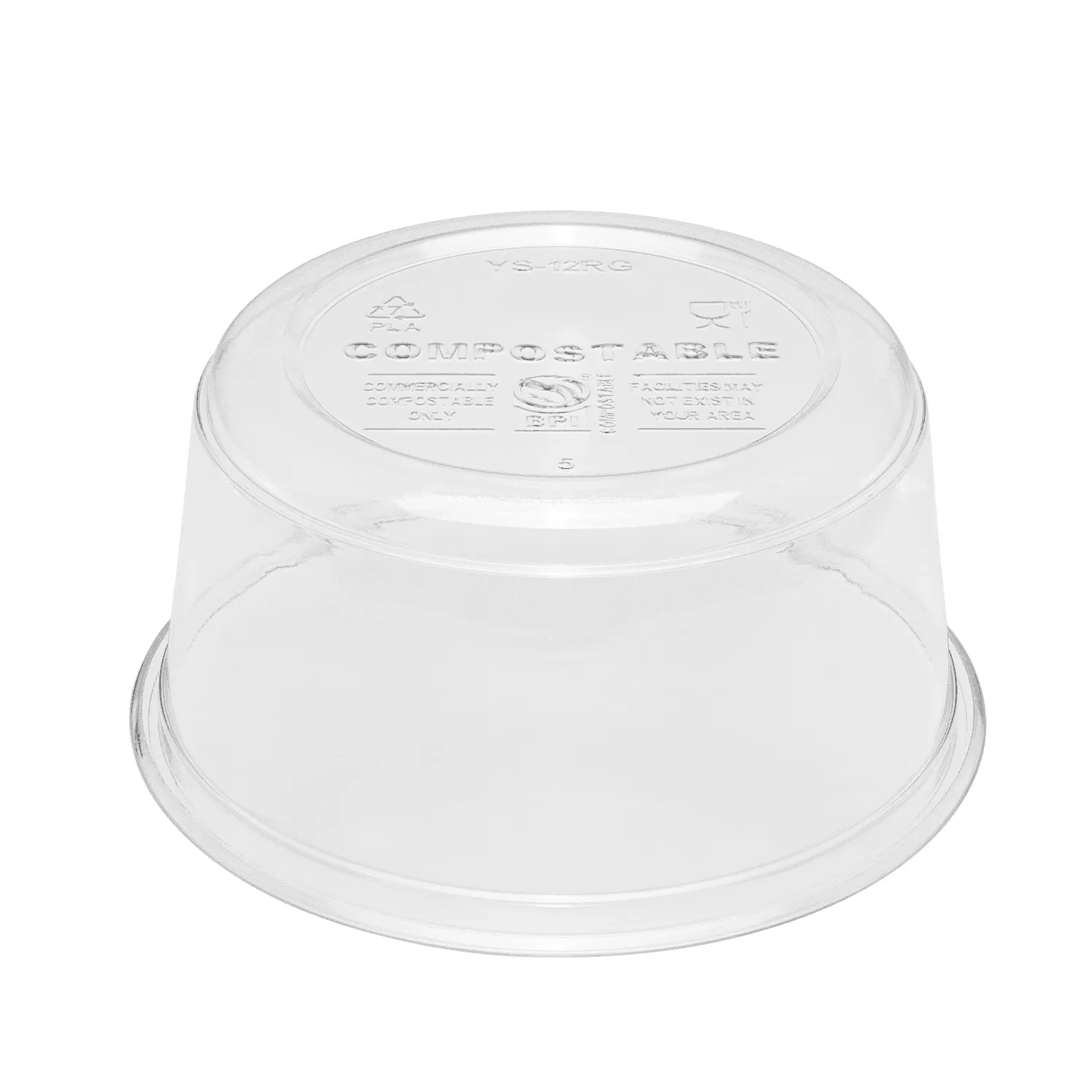 Karat Earth 12oz Eco-Friendly PLA Round Deli Container (117mm) - 500 pcs