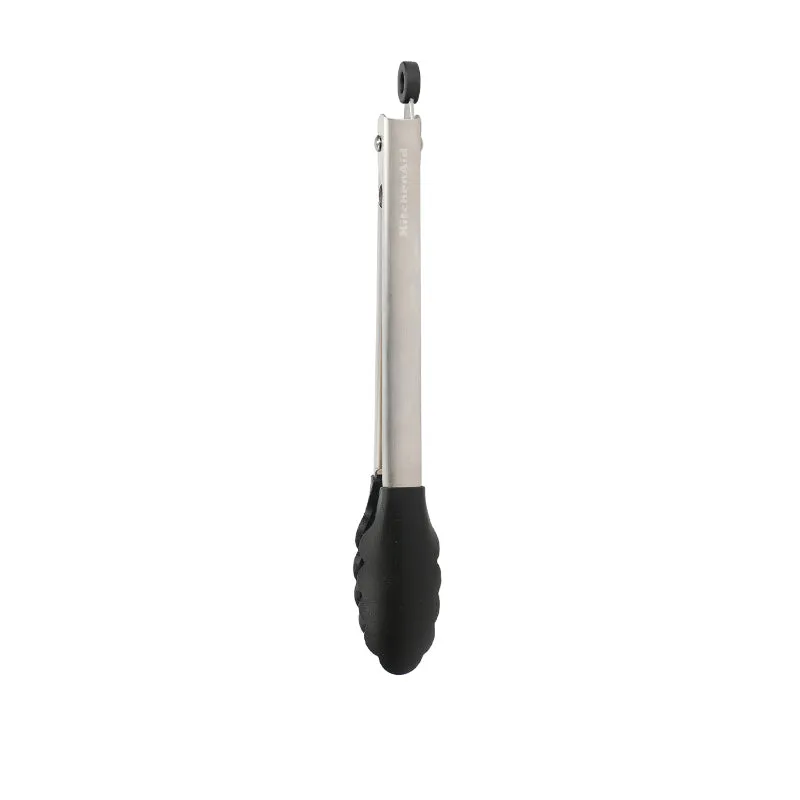 KitchenAid Black Kitchen Tongs | 2 x 2 x 12 inches