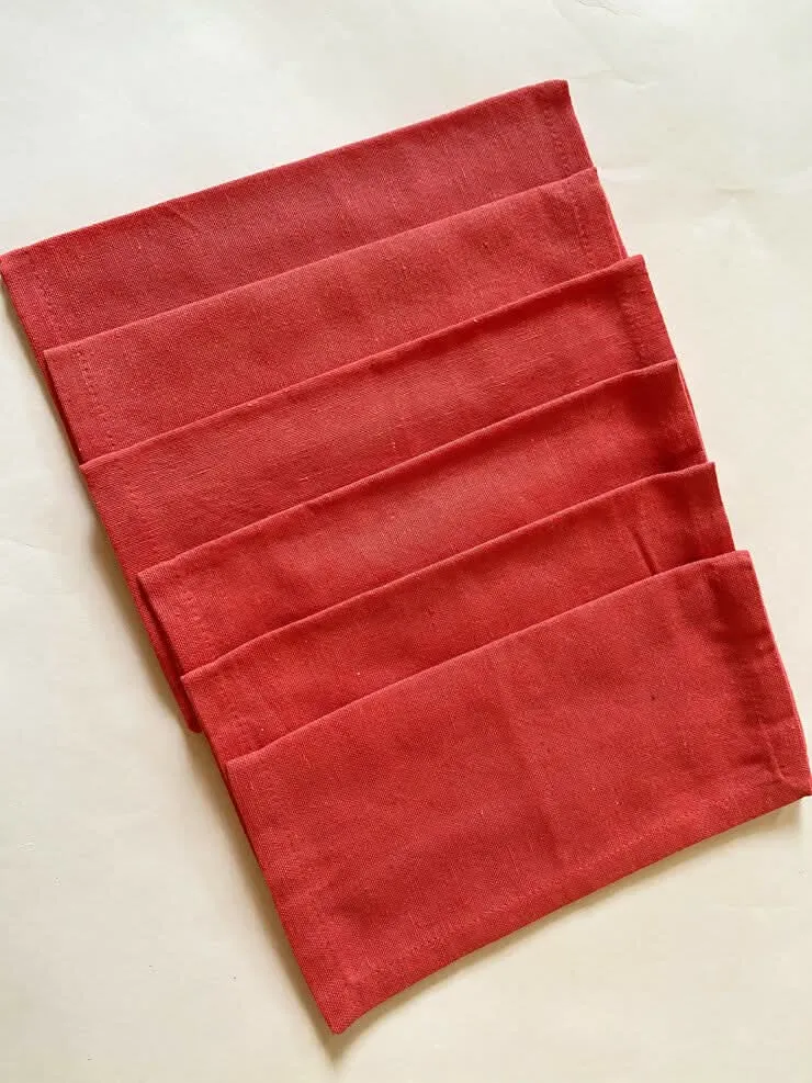 Lushomes Table Napkins Perfect for Homes, Restaurants & Events (MultiColors,Pack of 6)