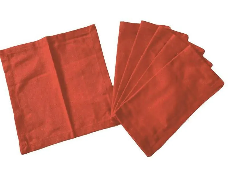 Lushomes Table Napkins Perfect for Homes, Restaurants & Events (MultiColors,Pack of 6)