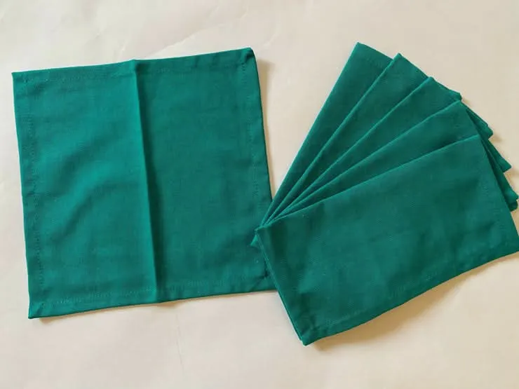 Lushomes Table Napkins Perfect for Homes, Restaurants & Events (MultiColors,Pack of 6)