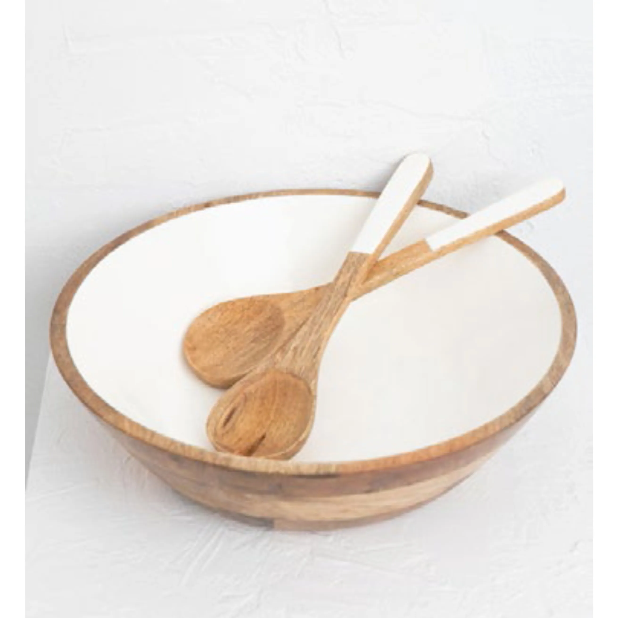 Malibu Salad Server - Set 2 - White