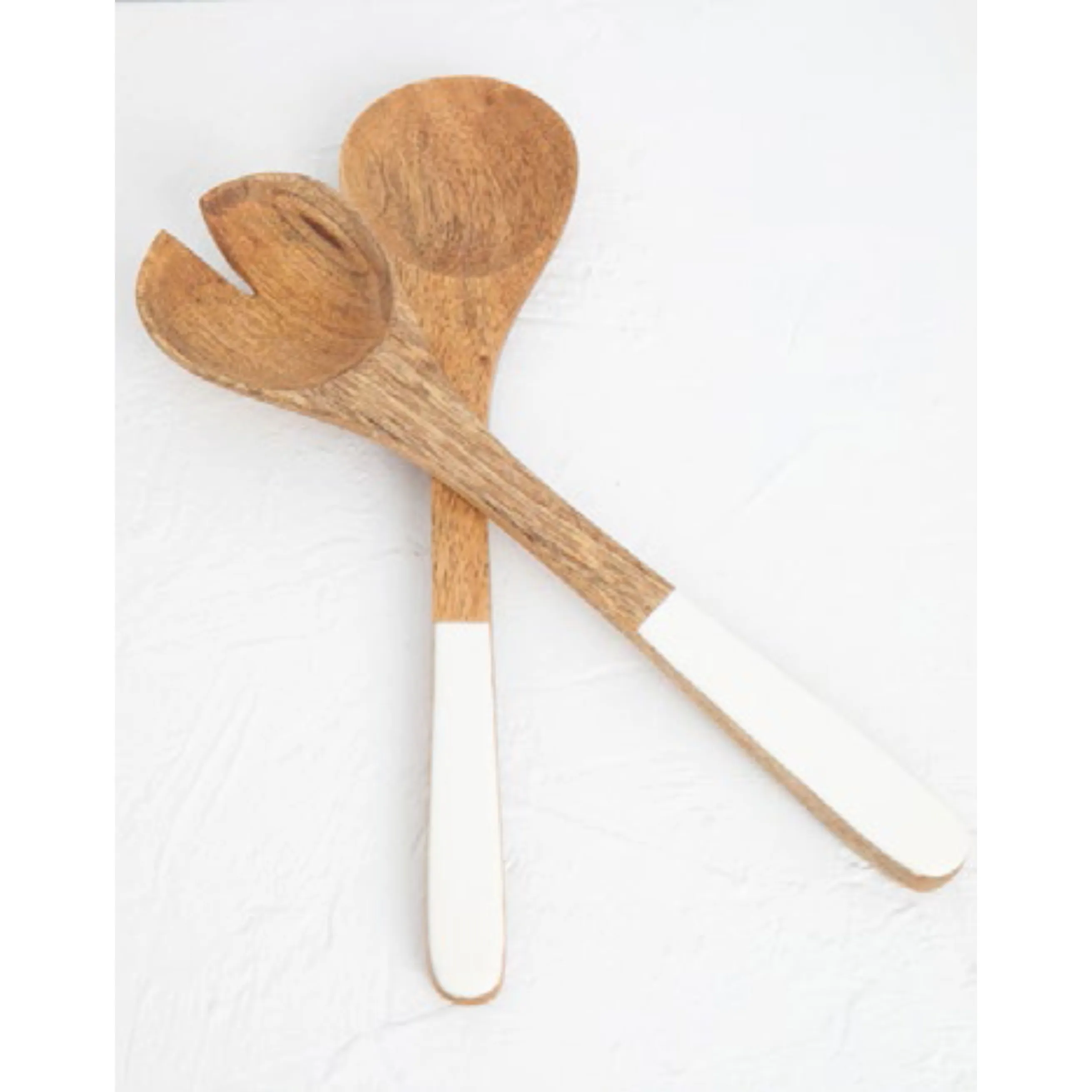 Malibu Salad Server - Set 2 - White