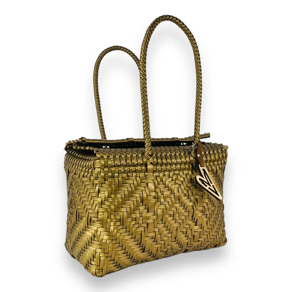 Maria Victoria | Sand Baskets | Upcycled, Handwoven, Multicolor Basket