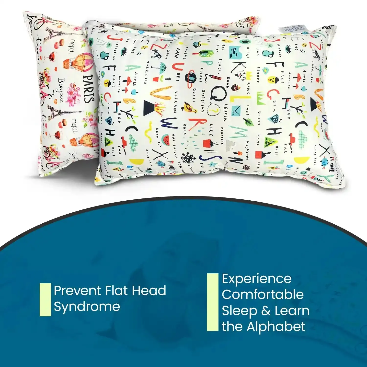 Microfiber Baby Pillow Combo