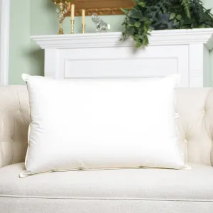 Natural Nights Classic Down Feather Pillow Queen Size - Soft (24oz)