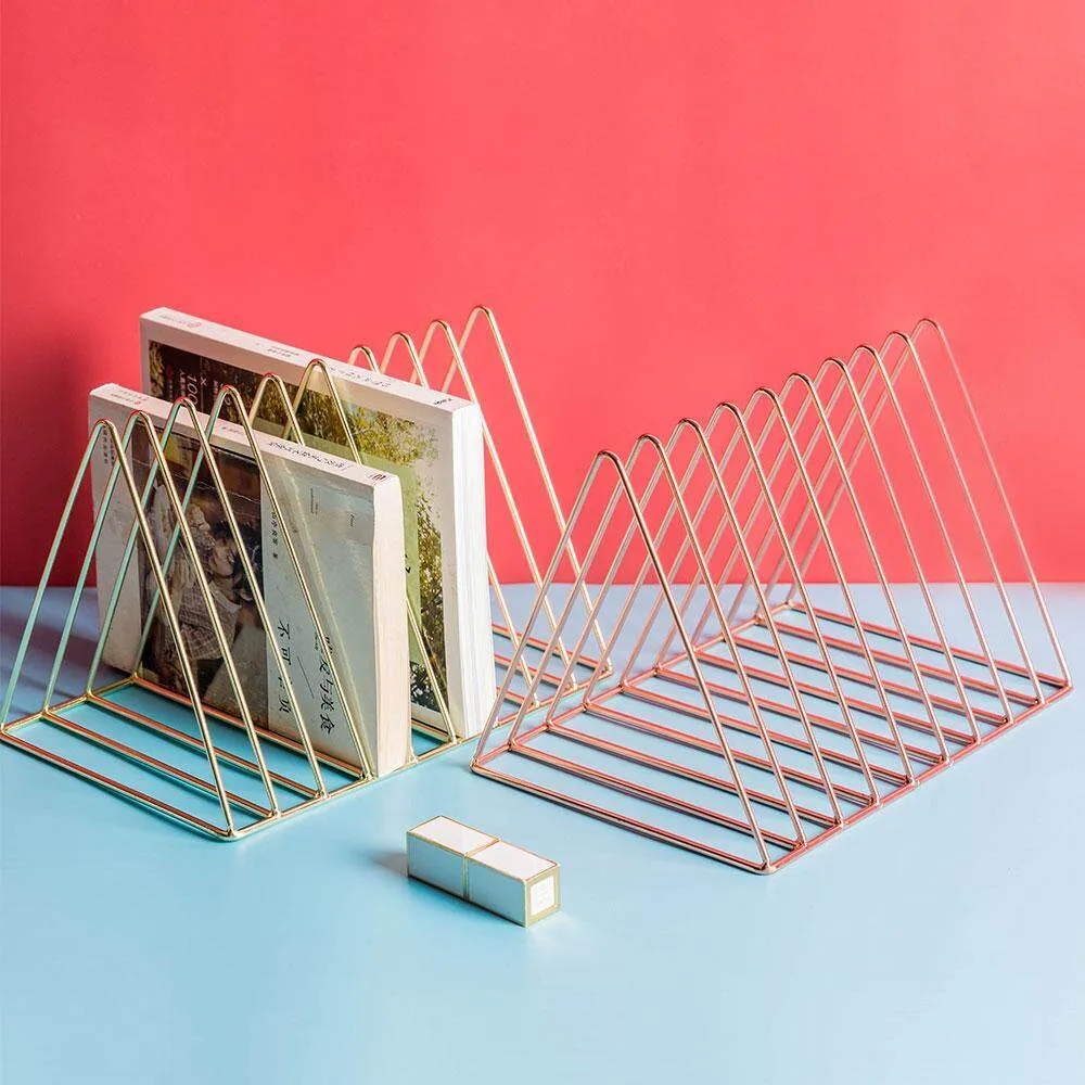 Non-Slip Triangle Book Shelves
