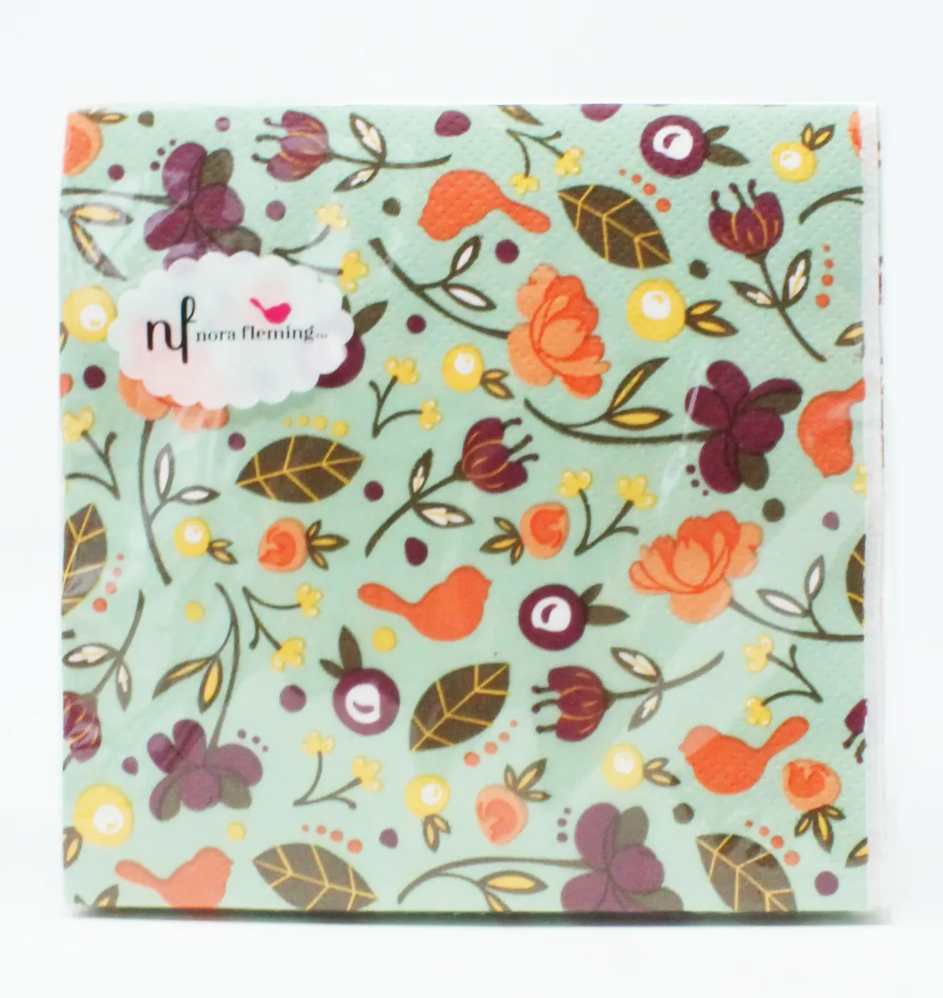 Nora Fleming Finch Cocktail Napkins