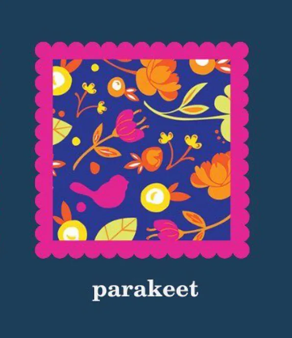 Nora Fleming Parakeet Guest Towels