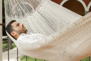 Outdoor Cotton Hammock Jumbo Size - Cream