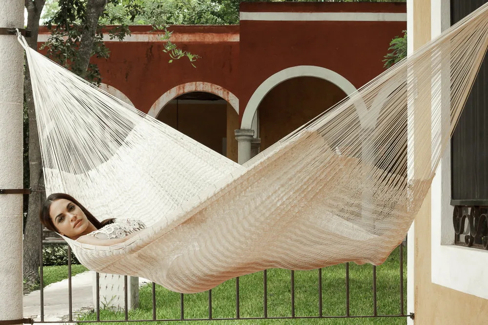 Outdoor Cotton Hammock Jumbo Size - Cream