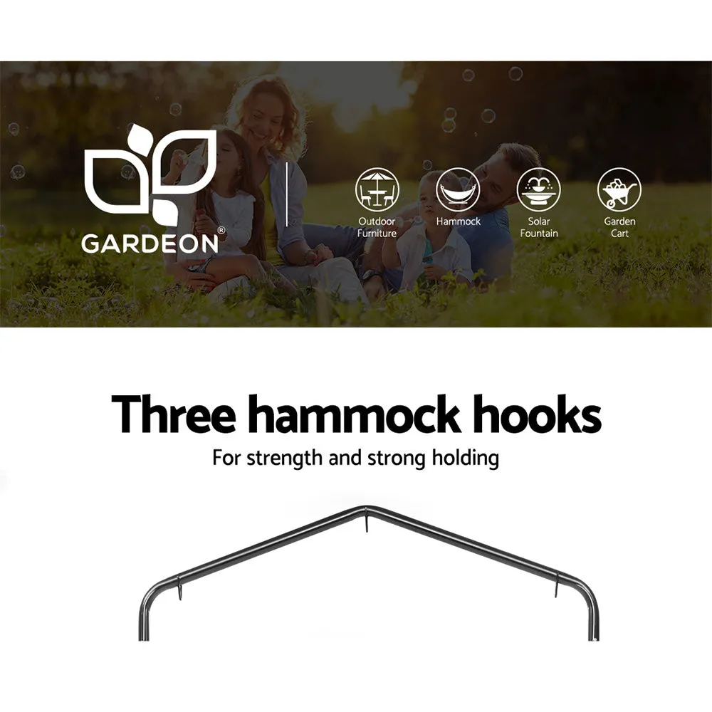 Outdoor Hammock Chair with Stand Swing Hanging Hammock Garden - Cream