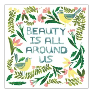 Paperproducts Design Lunch Napkins 20pk Beauty Is All Around Us