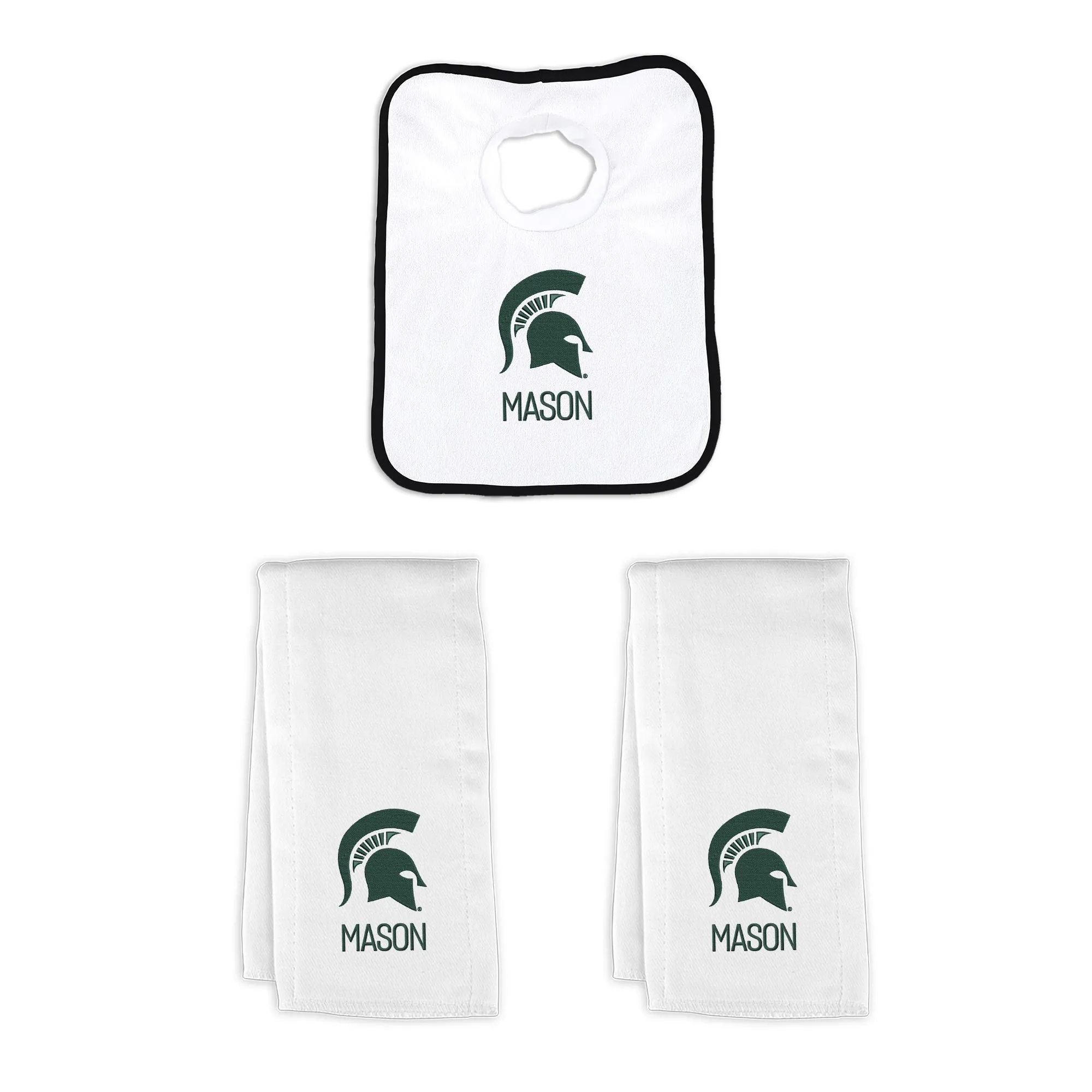 Personalized Michigan State Spartans Small Basket - 4 Items