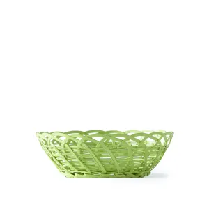 Pols Potten Bakkie Round Basket in Light Green