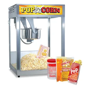 Popcorn Equipment Accessories & Supplies Starter Package for a 16-oz. Popcorn Machine