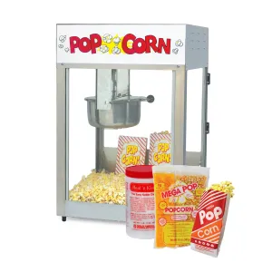 Popcorn Equipment & Supplies Starter Package for a 8-oz. Popcorn Machine