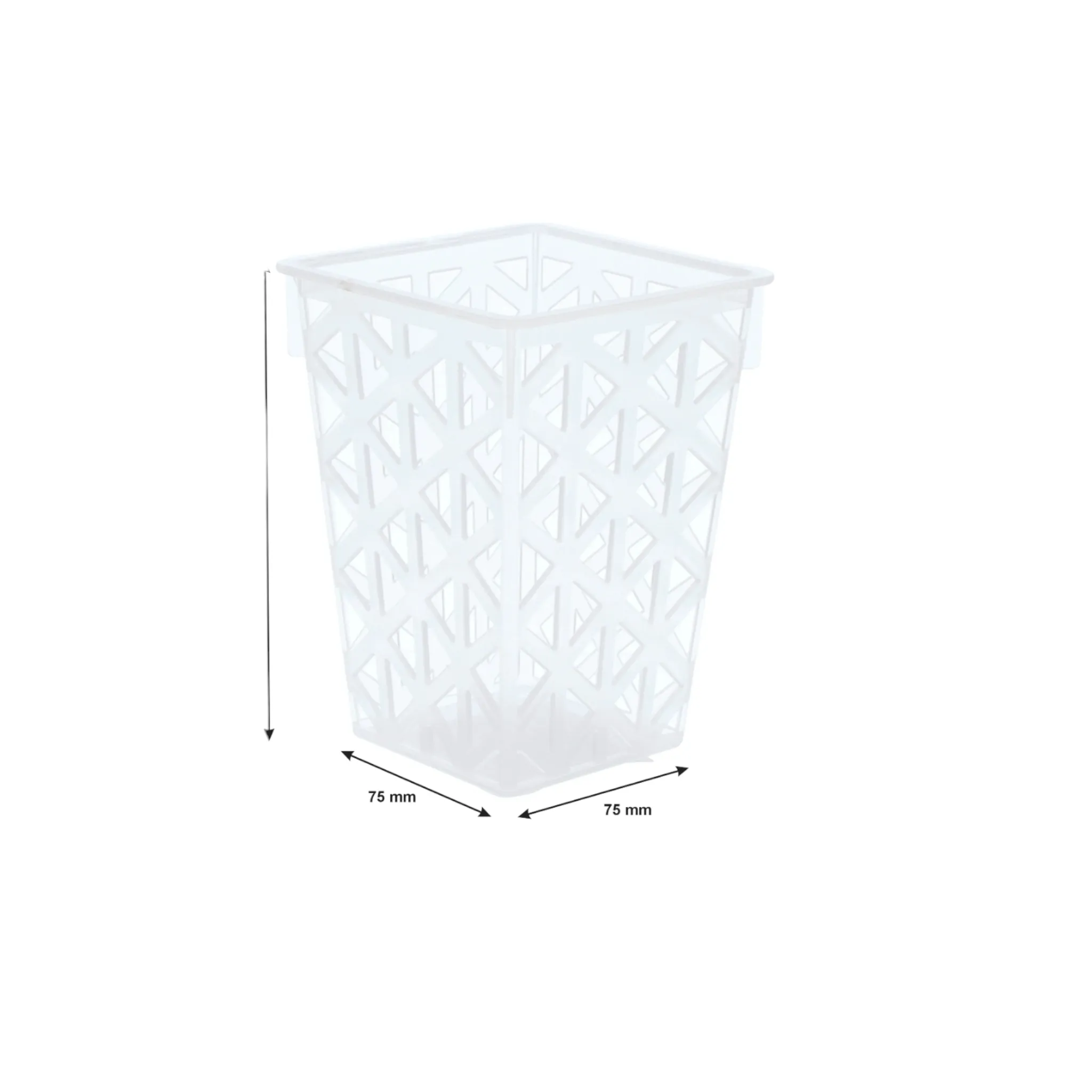 Regent Plastic Venice Tall Basket Small Clear 75x75x105mm