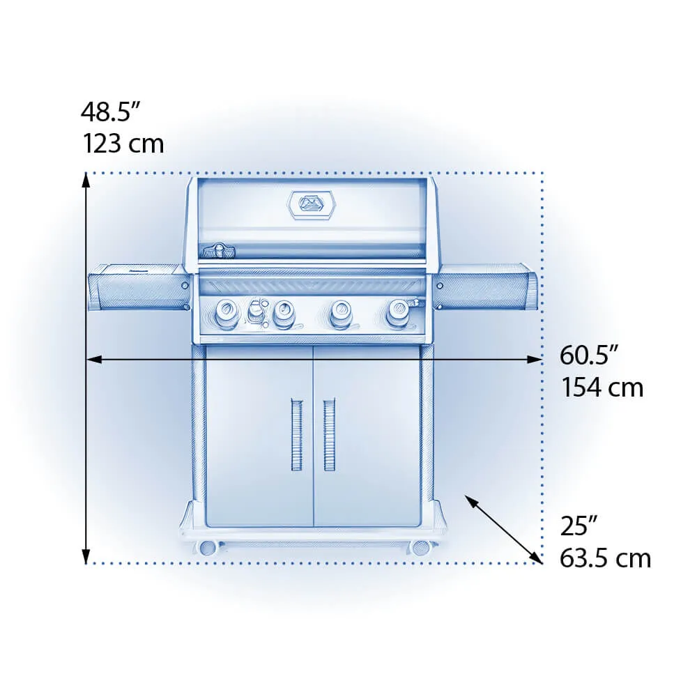 Rogue® XT 525 SIB
with Infrared Side Burner By Napoleon