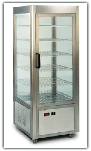 ROLLER GRILL Cake Display Fixed shelves - 550 Litre