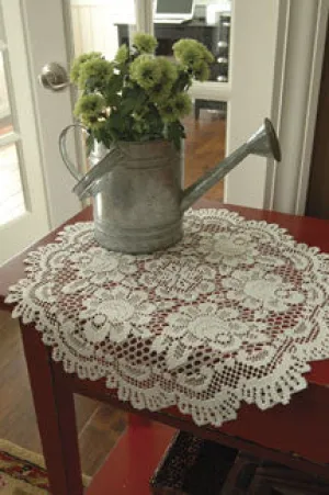 Rose 30" Round Lace Table Toppers