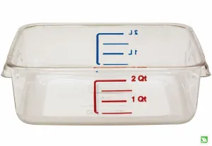 RUBBERMAID CARB-X Sq CONTAINER CLEAR