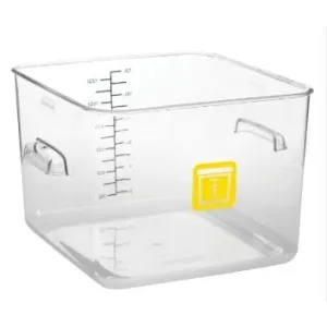 RUBBERMAID SQUARE CONTAINER - CLEAR 11.4 LIT