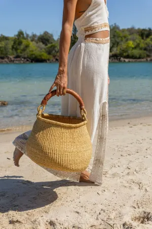 Savannah Natural Round Basket