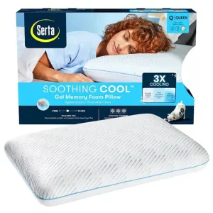 SERTA - Soothing Cool Gel Memory Foam Pillow